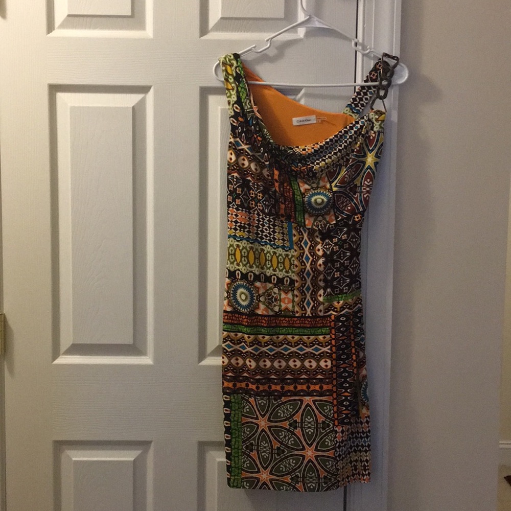 Calvin Klein Island Printed Dress